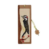 Downy Woodpecker Hand Quilled Bookmark-PCBM12057