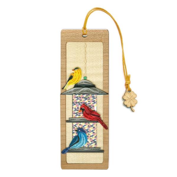 Bird Feeder Quilled Bookmark Bird Feeder Quilled Bookmark