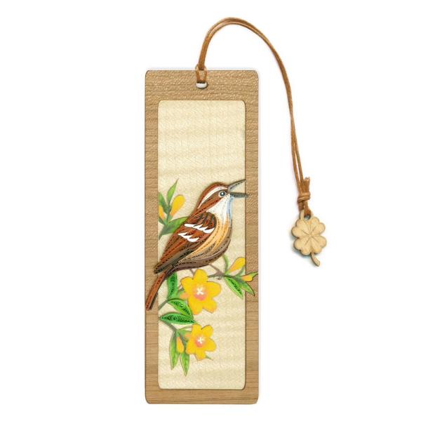 Wren Quilled Bookmark