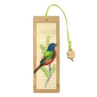 Painted Bunting Hand Quilled Bookmark-PCBM12161