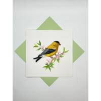 Goldfinch Quilled Card-PCQC10241