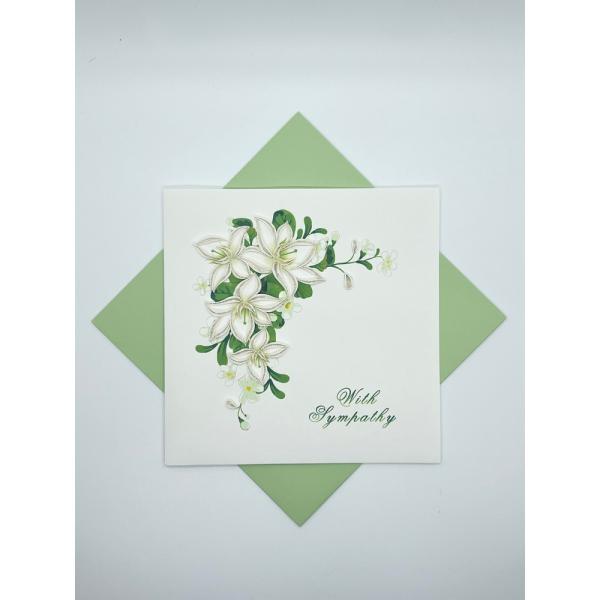 Sympathy Quilled Card