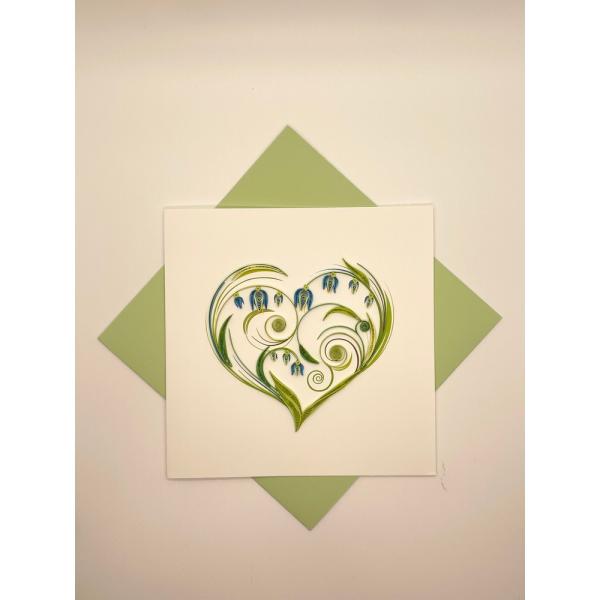 Heart Quilled Card