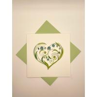 Heart Quilled Card-PCQC10500