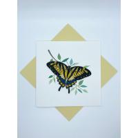 Swallow Tail Butterfly Quilled Card-PCQC10553