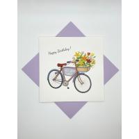 Birthday Bike Quilled Card-PCQC10561