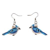 Bluejay Quilled Earrings-PCQE12167