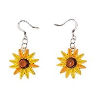 Sunflower Quilled Earrings-PCQE12178