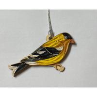 Goldfinch Quilled Ornament-PCQO11004