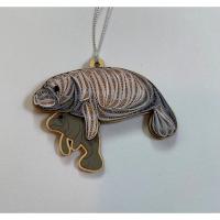 Manatee Quilled Ornament-PCQO11033