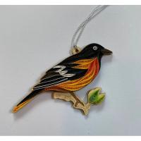 Oriole Quilled Ornament-PCQO11034