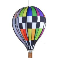 Checkered Rainbow 22 inch Hot Air Balloon-PD25745