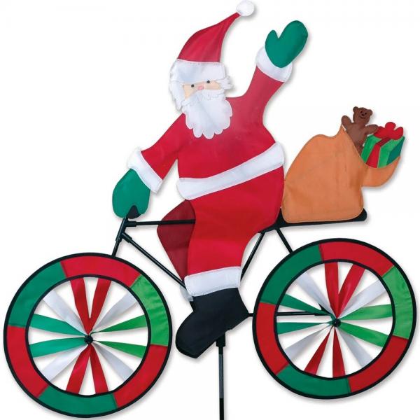 Santa Bicycle Spinner