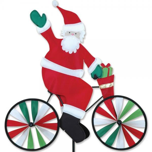 20 inch Santa Bicycle Spinner