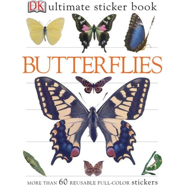 Butterflies Sticker Book Butterflies Sticker Book