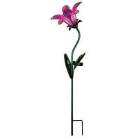 Solar Tiger Lily Stake Pink-REGAL10836