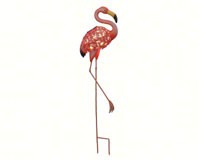 Solar Bird Stake Flamingo-REGAL11536