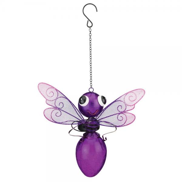Solar Dragonfly Lantern Purple