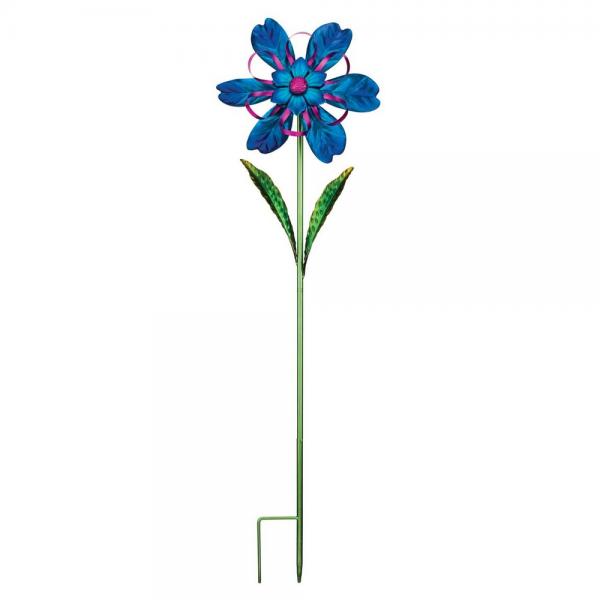 Blue Flower Spinner Stake