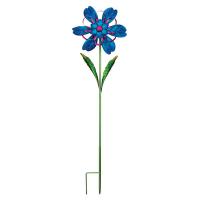 Blue Flower Spinner Stake-REGAL12162