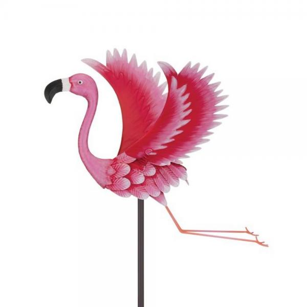 Flamingo Bird Jiggly Stake