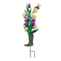 Boot Flower Stake-REGAL13475