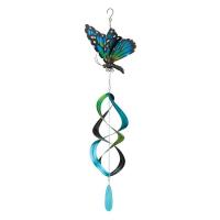 Hanging Wind Spinner Blue Monarch-REGAL13509