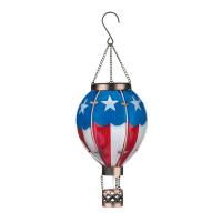 Hot Air Balloon Solar Lantern Small Americana-REGAL13513