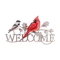 Welcome Wall Decor Cardinal-REGAL13573