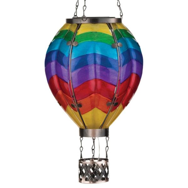 Hot Air Balloon Solar Lantern Large - Chevron
