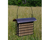 Large Cake Suet Cage withCopper Top-SE123