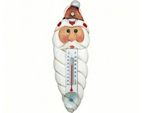 Small Xmas Thermometer-Santa Head-SE2170466