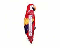 Red Parrot Small Window Thermometer-SE2170704