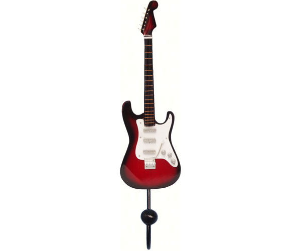 Red/Black Jag Guitar Single Wallhook