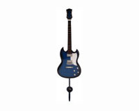 Blue & Black Standard Plain Guitar Single Wallhook-SE3153914