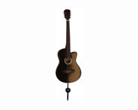 Black Acoustic Guitar Single Wallhook-SE3153962