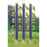 Yellow Finches Favorite 3 Tube Feeder-SE324Y