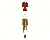 Wooden Angel Bamboo Chime-SE3361056