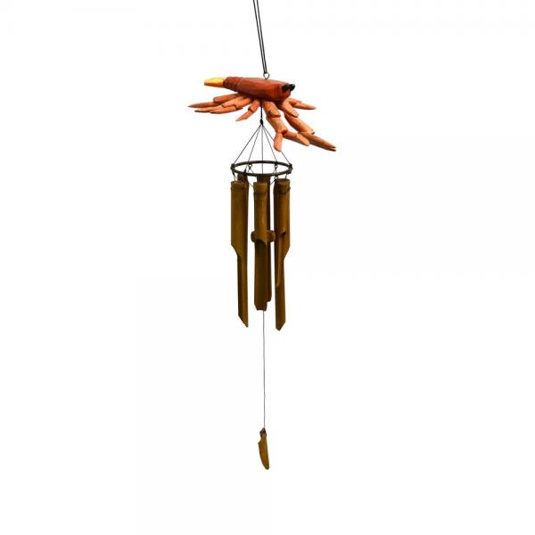 Lobster Driftwood Bamboo Chime