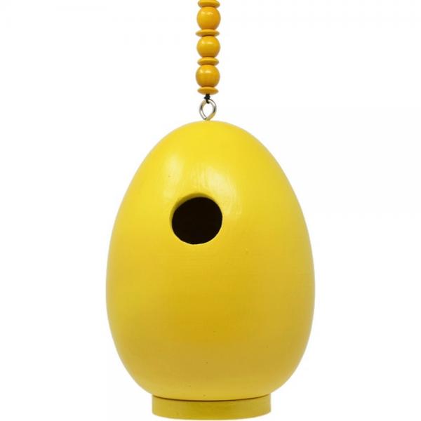 Yellow Egg Bird House