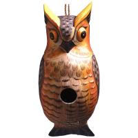Great Horned Owl Bird House-SE3880301