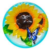 Blooming Sunflower Bird Bath-SE5034