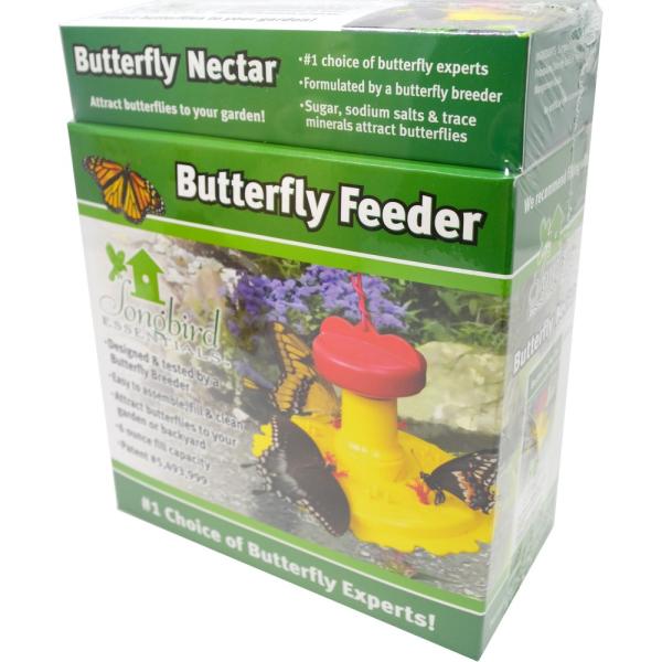 Butterfly Feeder and Nectar Combo