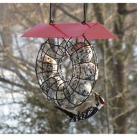 Suet & Seed Ball Feeder Red Roof-SE908