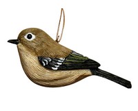 Ruby Crowned Kinglet Ornament-SEFWC163