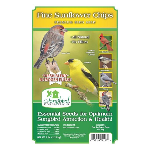 Fine Sunflower Chips 5 lb. plus freight Fine Sunflower Chips 5 lb. plus freight