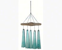 Turquoise Sea Glass Wind Chime-SV91428