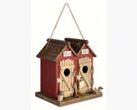 His & Her's Outhouse Bird House-SVBPS04