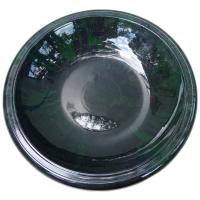 Hunter Green Gloss Bird Bowl with Gloss Rim-TDI48181T