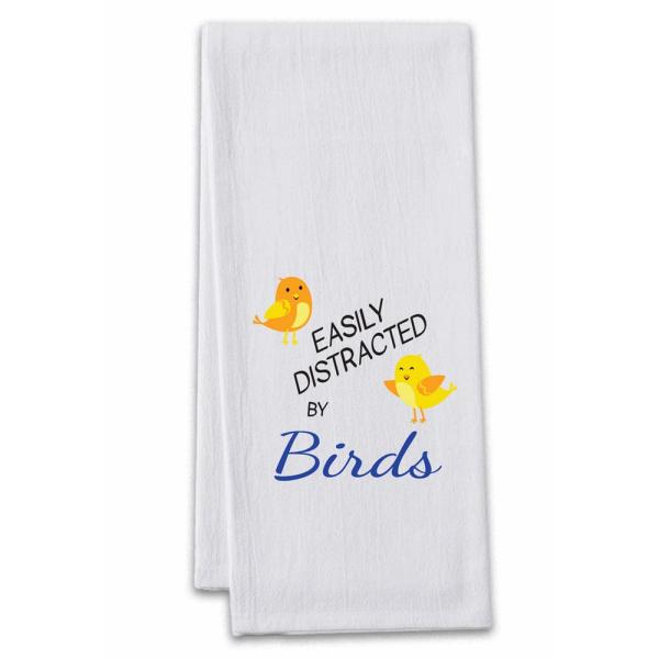 Easily Distracted Tea Towel